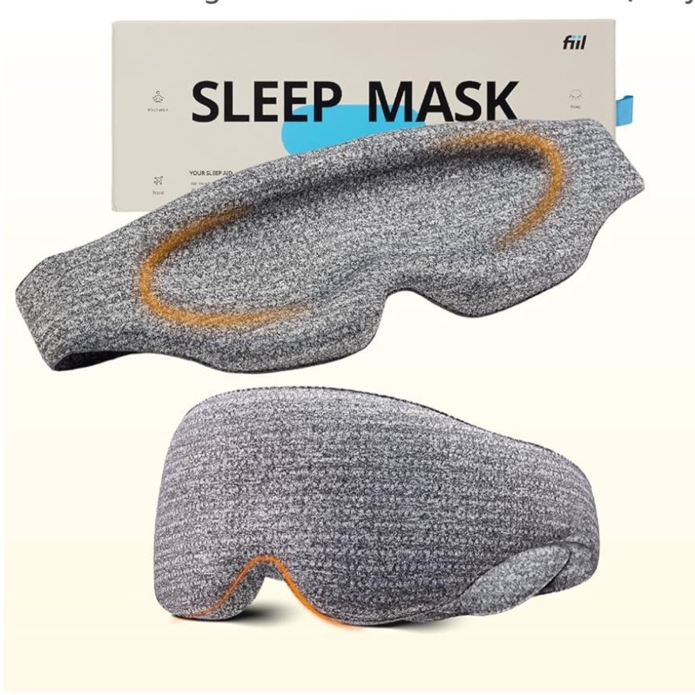 Sleep Eye Mask for Men Women 100% Blackout 3D Sleep Mask